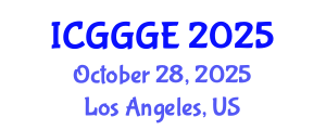 International Conference on Geoenvironmental, Geomechanics and Geotechnical Engineering (ICGGGE) October 28, 2025 - Los Angeles, United States