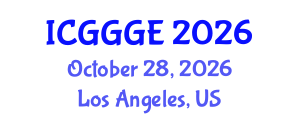 International Conference on Geoenvironmental, Geomechanics and Geotechnical Engineering (ICGGGE) October 28, 2026 - Los Angeles, United States