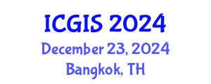International Conference on Geographic Information Systems (ICGIS) December 23, 2024 - Bangkok, Thailand