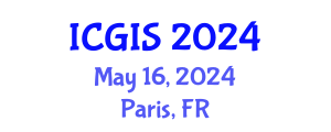 International Conference on Geographic Information Systems (ICGIS) May 16, 2024 - Paris, France