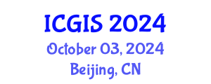 International Conference on Geographic Information Systems (ICGIS) October 06, 2024 - Beijing, China
