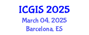 International Conference on Geographic Information Systems (ICGIS) March 04, 2025 - Barcelona, Spain