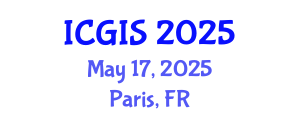 International Conference on Geographic Information Systems (ICGIS) May 17, 2025 - Paris, France