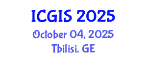 International Conference on Geographic Information Systems (ICGIS) October 04, 2025 - Tbilisi, Georgia