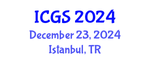 International Conference on Geographical Sciences (ICGS) December 23, 2024 - Istanbul, Turkey