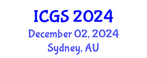 International Conference on Geographical Sciences (ICGS) December 02, 2024 - Sydney, Australia