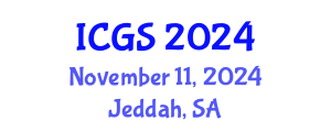 International Conference on Geographical Sciences (ICGS) November 11, 2024 - Jeddah, Saudi Arabia