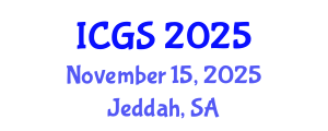 International Conference on Geographical Sciences (ICGS) November 15, 2025 - Jeddah, Saudi Arabia