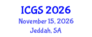 International Conference on Geographical Sciences (ICGS) November 15, 2026 - Jeddah, Saudi Arabia