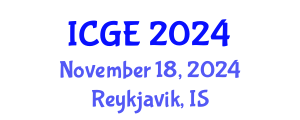 International Conference on Geography and Environment (ICGE) November 18, 2024 - Reykjavik, Iceland
