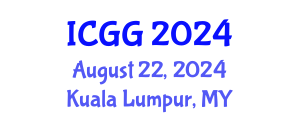 International Conference on Geography and Geosciences (ICGG) August 22, 2024 - Kuala Lumpur, Malaysia