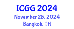 International Conference on Geography and Geosciences (ICGG) November 25, 2024 - Bangkok, Thailand