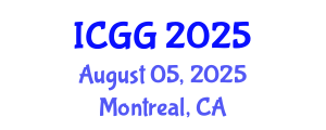 International Conference on Geography and Geosciences (ICGG) August 05, 2025 - Montreal, Canada