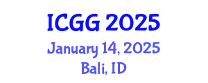 International Conference on Geography and Geosciences (ICGG) January 14, 2025 - Bali, Indonesia