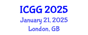 International Conference on Geography and Geosciences (ICGG) January 21, 2025 - London, United Kingdom