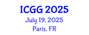 International Conference on Geography and Geosciences (ICGG) July 19, 2025 - Paris, France