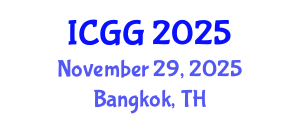 International Conference on Geography and Geosciences (ICGG) November 29, 2025 - Bangkok, Thailand