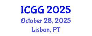 International Conference on Geography and Geosciences (ICGG) October 28, 2025 - Lisbon, Portugal