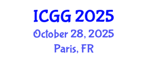 International Conference on Geography and Geosciences (ICGG) October 28, 2025 - Paris, France