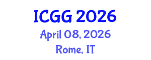 International Conference on Geography and Geosciences (ICGG) April 08, 2026 - Rome, Italy