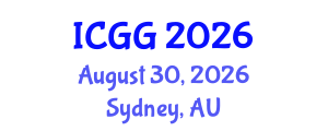 International Conference on Geography and Geosciences (ICGG) August 30, 2026 - Sydney, Australia