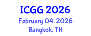 International Conference on Geography and Geosciences (ICGG) February 04, 2026 - Bangkok, Thailand