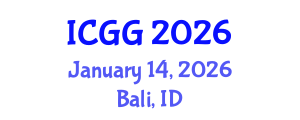 International Conference on Geography and Geosciences (ICGG) January 14, 2026 - Bali, Indonesia