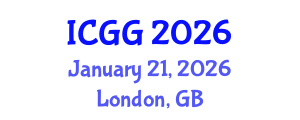 International Conference on Geography and Geosciences (ICGG) January 21, 2026 - London, United Kingdom