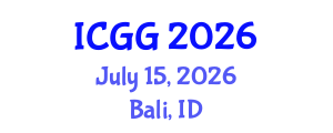 International Conference on Geography and Geosciences (ICGG) July 15, 2026 - Bali, Indonesia