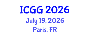 International Conference on Geography and Geosciences (ICGG) July 19, 2026 - Paris, France