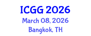 International Conference on Geography and Geosciences (ICGG) March 08, 2026 - Bangkok, Thailand