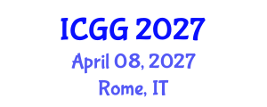 International Conference on Geography and Geosciences (ICGG) April 08, 2027 - Rome, Italy International Conference on Geography and Geosciences (ICGG) April 08, 2027 - Rome, Italy