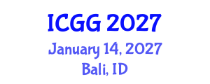 International Conference on Geography and Geosciences (ICGG) January 14, 2027 - Bali, Indonesia