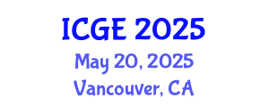 International Conference on Geography and the Environment (ICGE) May 20, 2025 - Vancouver, Canada