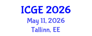 International Conference on Geography and the Environment (ICGE) May 11, 2026 - Tallinn, Estonia International Conference on Geography and the Environment (ICGE) May 11, 2026 - Tallinn, Estonia