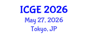 International Conference on Geography and the Environment (ICGE) May 27, 2026 - Tokyo, Japan