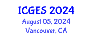 International Conference on Geography, Environment and Society (ICGES) August 05, 2024 - Vancouver, Canada