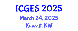 International Conference on Geography, Environment and Society (ICGES) March 29, 2025 - Kuwait, Kuwait