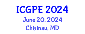 International Conference on Geography, Planning, and Environment (ICGPE) June 20, 2024 - Chisinau, Republic of Moldova