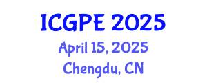 International Conference on Geography, Planning, and Environment (ICGPE) April 15, 2025 - Chengdu, China