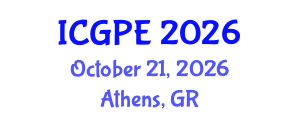 International Conference on Geography, Planning, and Environment (ICGPE) October 21, 2026 - Athens, Greece