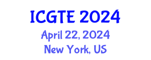 International Conference on Geography, Transport and Environment (ICGTE) April 22, 2024 - New York, United States