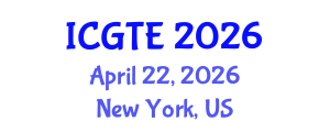 International Conference on Geography, Transport and Environment (ICGTE) April 22, 2026 - New York, United States