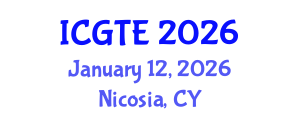 International Conference on Geography, Transport and Environment (ICGTE) January 12, 2026 - Nicosia, Cyprus International Conference on Geography, Transport and Environment (ICGTE) January 12, 2026 - Nicosia, Cyprus