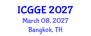 International Conference on Geogrids and Geotechnical Engineering (ICGGE) March 08, 2027 - Bangkok, Thailand International Conference on Geogrids and Geotechnical Engineering (ICGGE) March 08, 2027 - Bangkok, Thailand