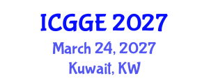 International Conference on Geogrids and Geotechnical Engineering (ICGGE) March 24, 2027 - Kuwait, Kuwait International Conference on Geogrids and Geotechnical Engineering (ICGGE) March 24, 2027 - Kuwait, Kuwait
