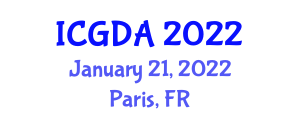 International Conference on Geoinformatics and Data Analysis (ICGDA) January 21, 2022 - Paris, France