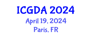 International Conference on Geoinformatics and Data Analysis (ICGDA) April 19, 2024 - Paris, France