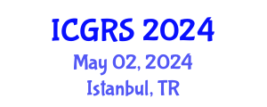 International Conference on Geoinformatics and Remote Sensing (ICGRS) May 02, 2024 - Istanbul, Turkey