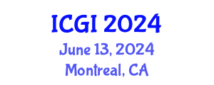 International Conference on Geoinformatics (ICGI) June 13, 2024 - Montreal, Canada